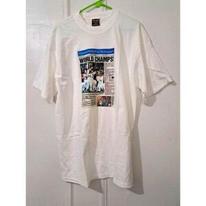 Vintage  1996 YANKEES CHAMPIONSHIP T-Shirt XL Mens New Without Tag Single Stitch